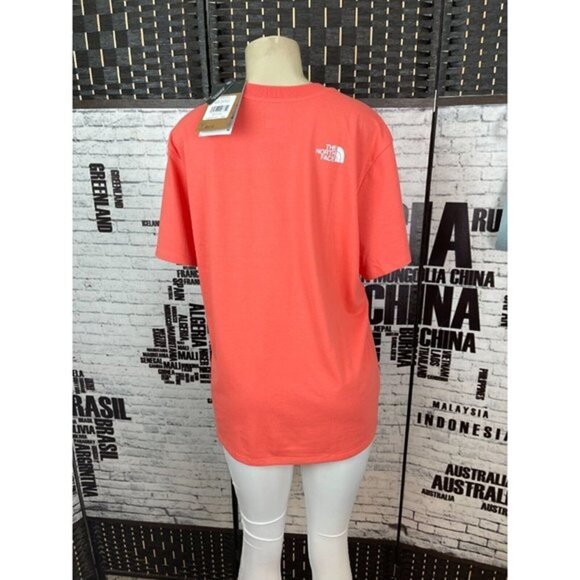 The North Face XL Burnt Orange Never Stop Exploring Graphic Short Sleeve Tee - Picture 2 of 6
